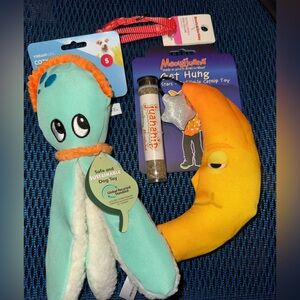 Catnip toy- Octopus dog toy- xs collar